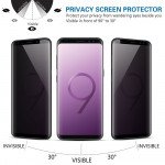 Wholesale Galaxy S9 / S8 Privacy Tempered Glass Full Screen Protector Case Friendly (Glass Privacy)